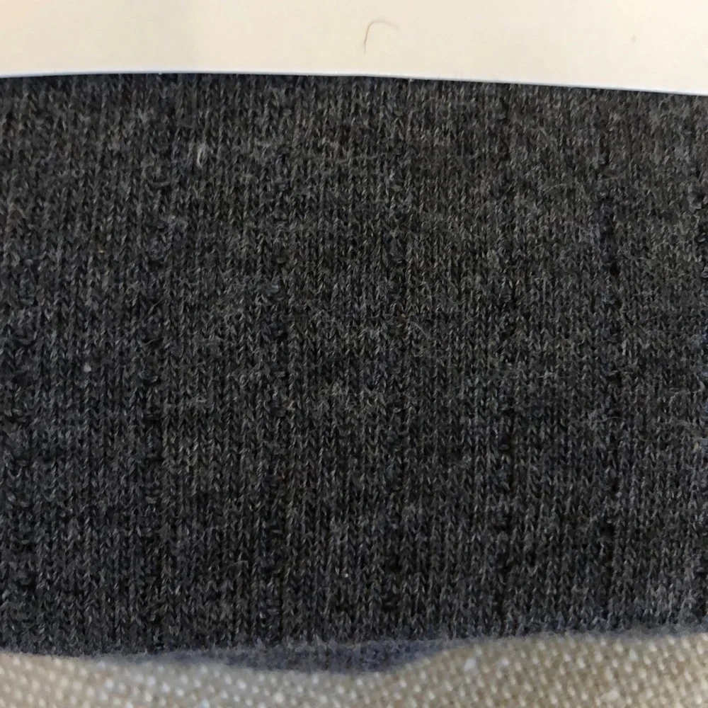 Gray Heather Wide Rib Tights Medium/Tall NEW!